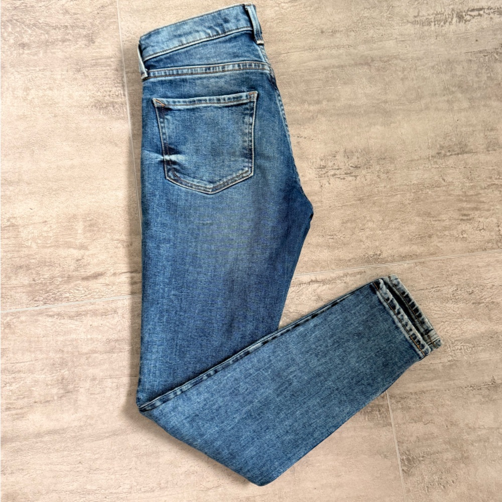 Express Mid Rise Stretch Jeans Size 00 - Picture 13 of 13